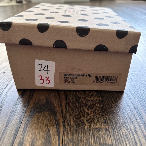 NWT SOPHIA WEBSTER MINI Girls Butterfly Espadrille Flat 33 EU / 1 US - Picture 7 of 8